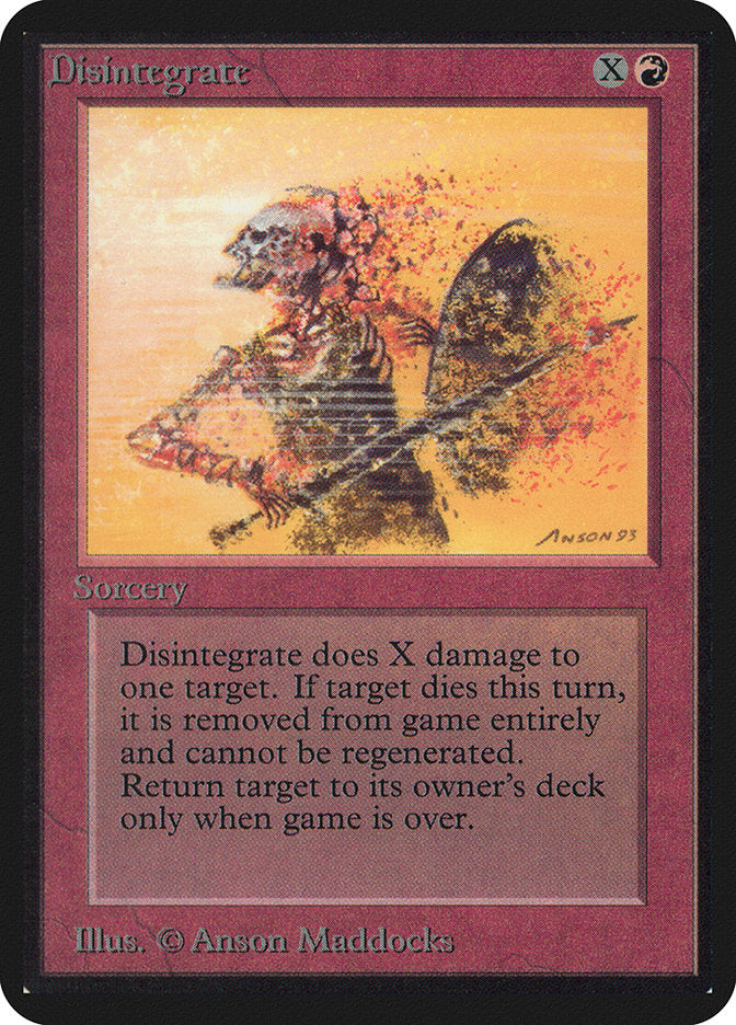 Disintegrate 140/295 (Alpha Edition)  | Good Games Modbury