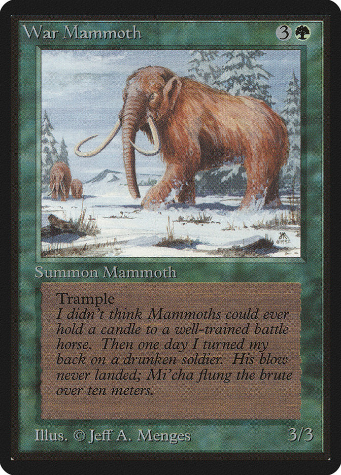 War Mammoth 228/302 (Beta Edition)  | Good Games Modbury
