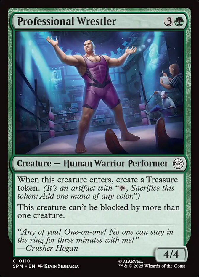Professional Wrestler 110/198 (Marvel's Spider-Man)  - Foil | Good Games Modbury