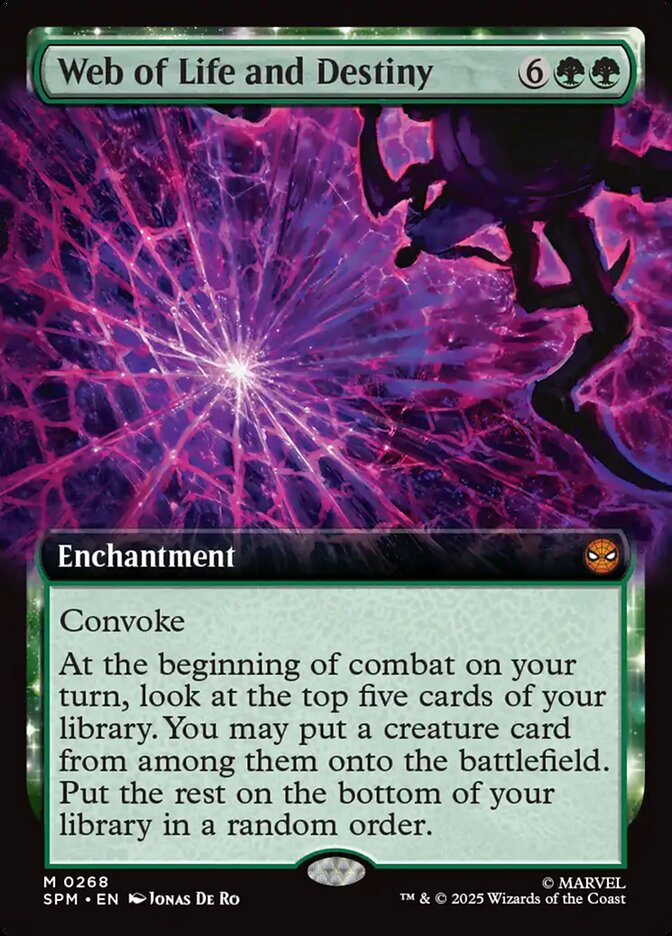 Web of Life and Destiny 268/198 (Marvel's Spider-Man)  - Extended Art | Good Games Modbury