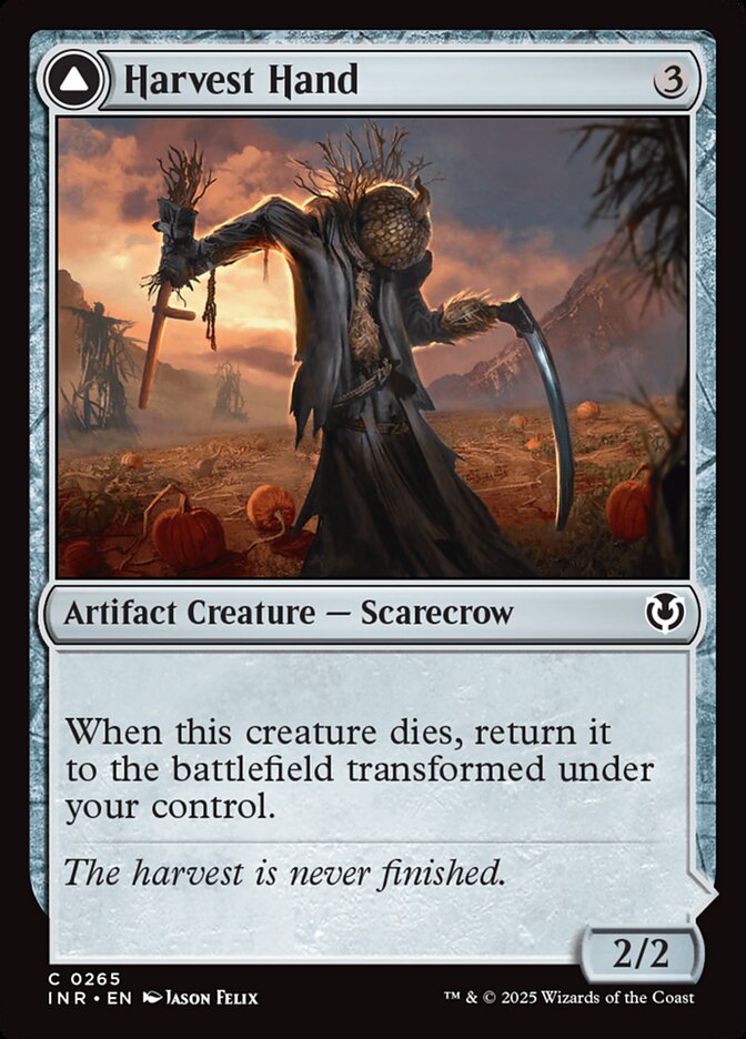 Harvest Hand // Scrounged Scythe 265 (Innistrad Remastered)  - Foil | Good Games Modbury