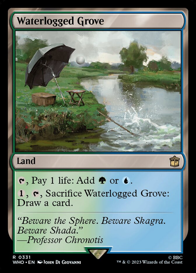Waterlogged Grove 331 (Universes Beyond: Doctor Who)  - Foil | Good Games Modbury