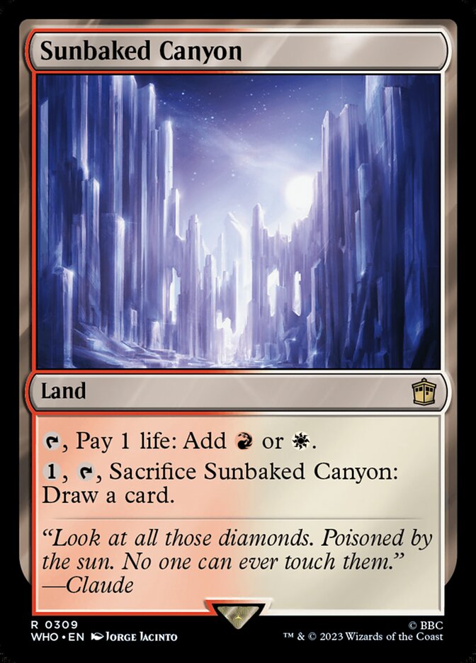 Sunbaked Canyon 309/331 (Universes Beyond: Doctor Who)  | Good Games Modbury