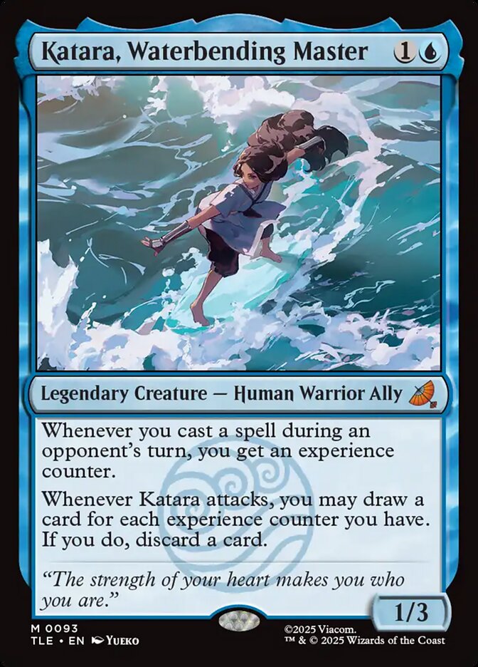 Katara, Waterbending Master 93/317 (Avatar: The Last Airbender: Eternal-Legal)  - Foil | Good Games Modbury