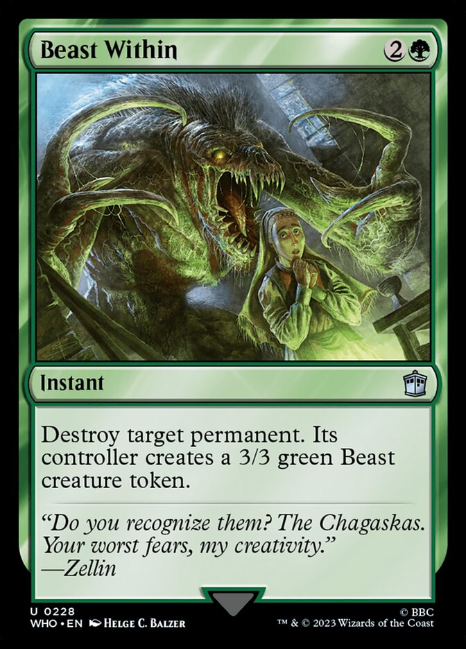 Beast Within 228/331 (Universes Beyond: Doctor Who)  - Foil | Good Games Modbury