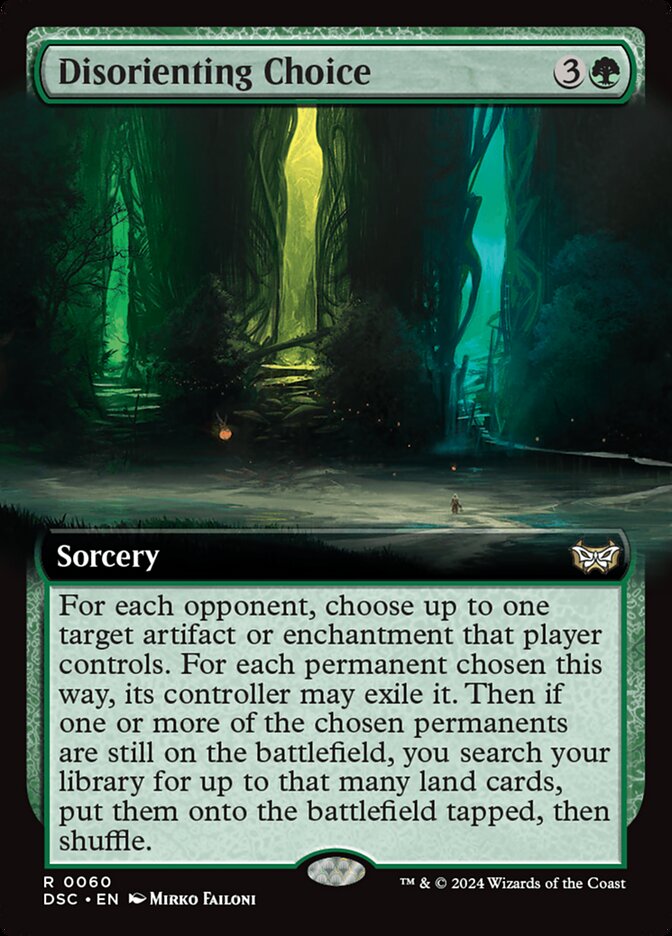 Disorienting Choice 60 (Commander: Duskmourn: House of Horror)  | Good Games Modbury