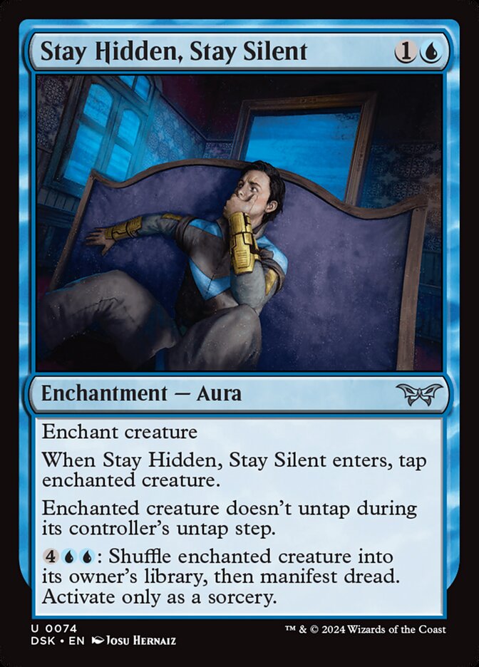 Stay Hidden, Stay Silent 74 (Duskmourn: House of Horror)  - Foil | Good Games Modbury
