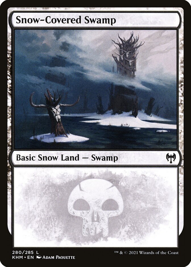 Snow-Covered Swamp 280 (Kaldheim)  | Good Games Modbury