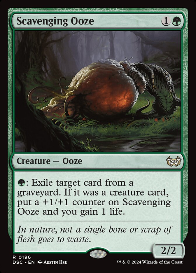 Scavenging Ooze 196/40 (Commander: Duskmourn: House of Horror)  | Good Games Modbury
