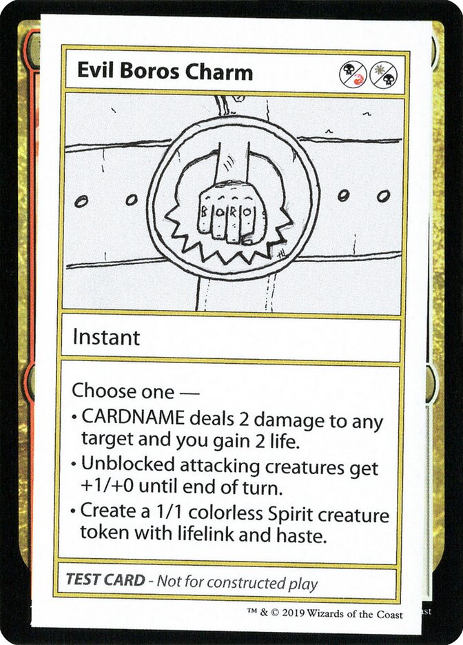 Evil Boros Charm 90/121 (Mystery Booster: Convention Edition Exclusives)  | Good Games Modbury