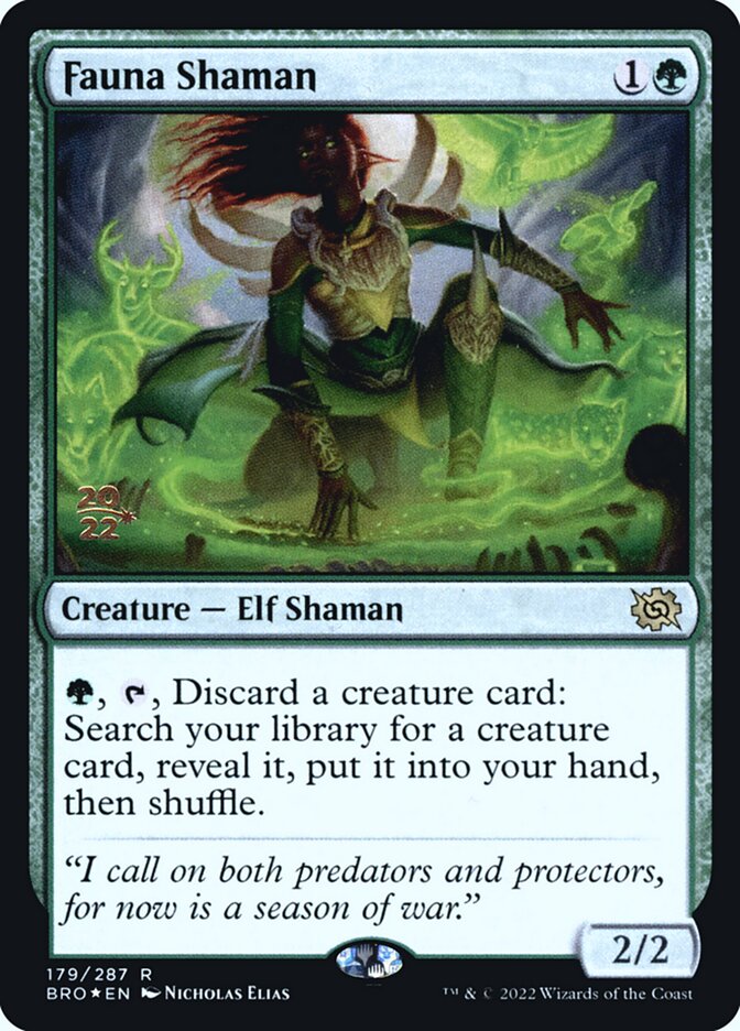 Fauna Shaman 179s/169 (Prerelease Cards)  - Foil | Good Games Modbury