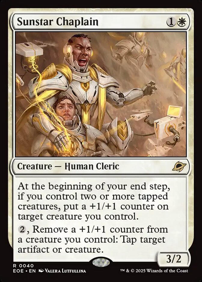 Sunstar Chaplain 40/276 (Edge of Eternities)  | Good Games Modbury