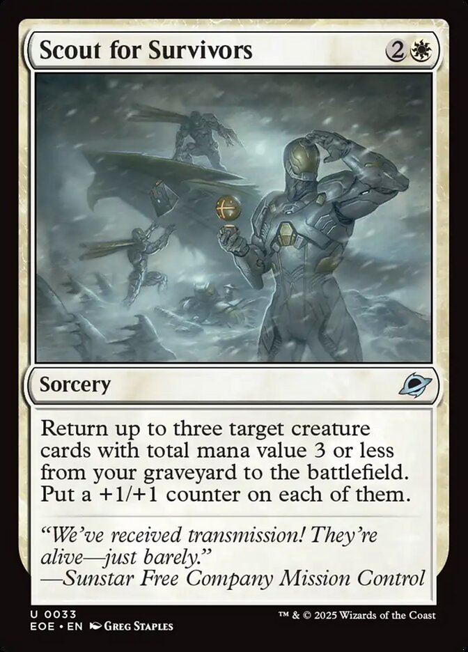 Scout for Survivors 33/276 (Edge of Eternities)  - Foil | Good Games Modbury
