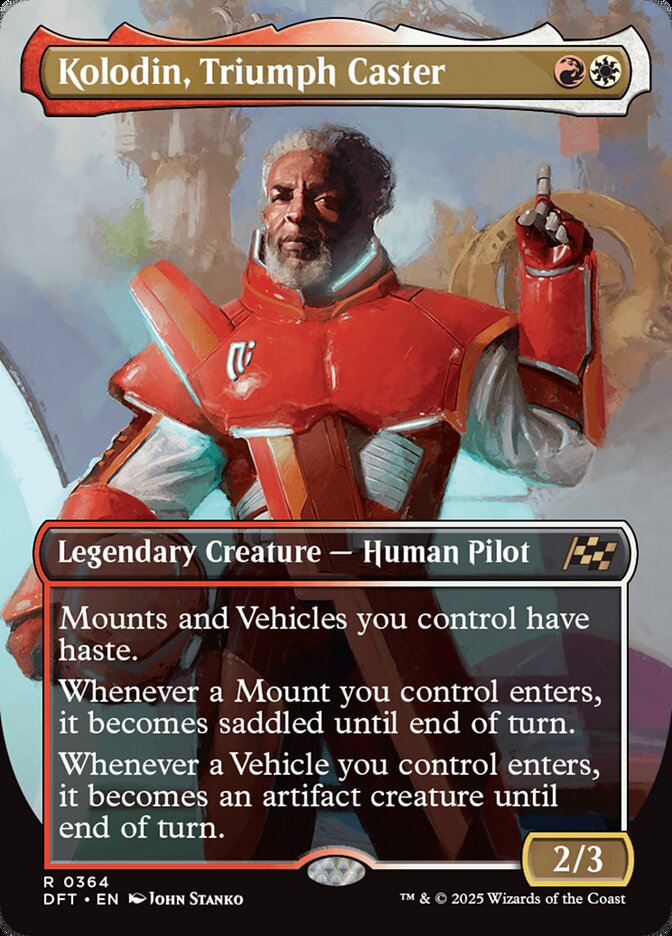 Kolodin, Triumph Caster 364/291 (Aetherdrift)  - Borderless Foil | Good Games Modbury