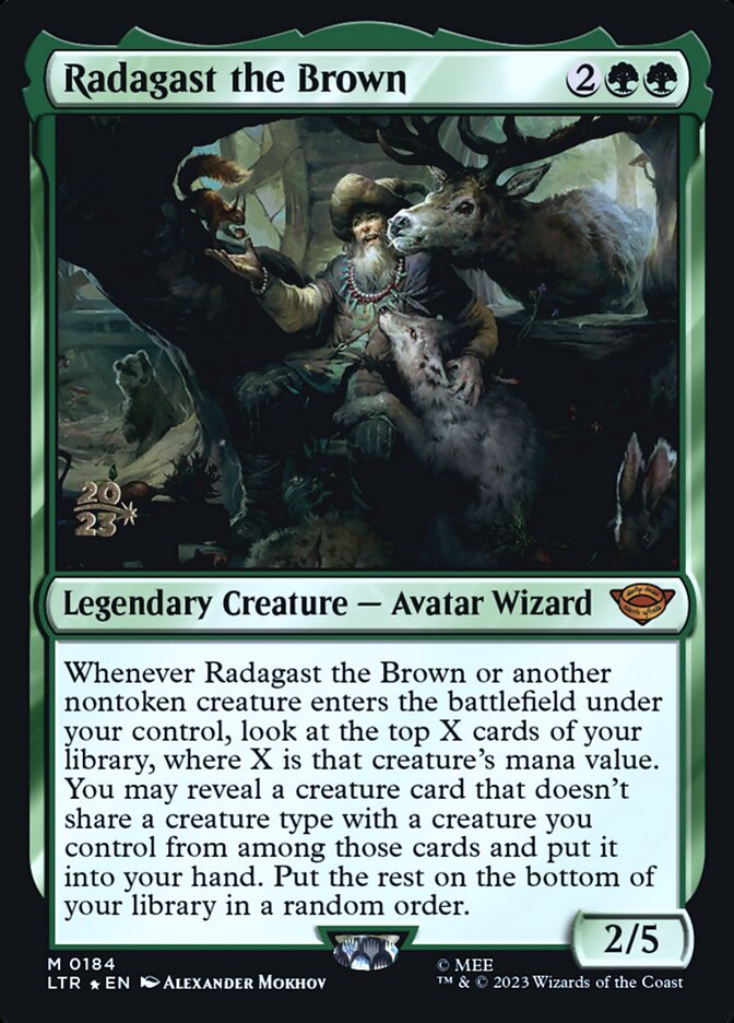 Radagast the Brown 184s/86 (Prerelease Cards)  - Foil | Good Games Modbury