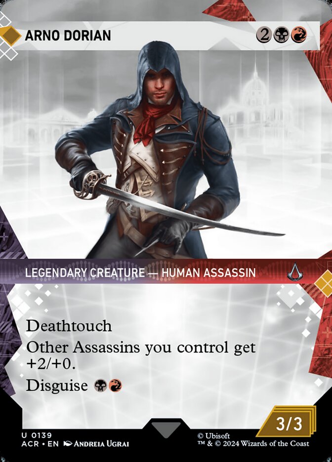 Arno Dorian 139/110 (Universes Beyond: Assassin's Creed)  - Showcase Foil | Good Games Modbury