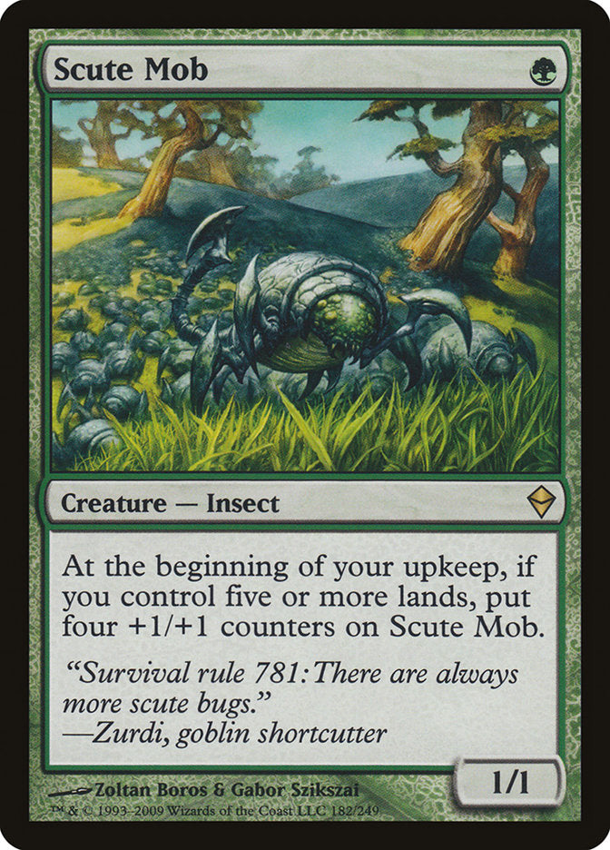 Scute Mob 182/249 (Zendikar)  - Foil | Good Games Modbury