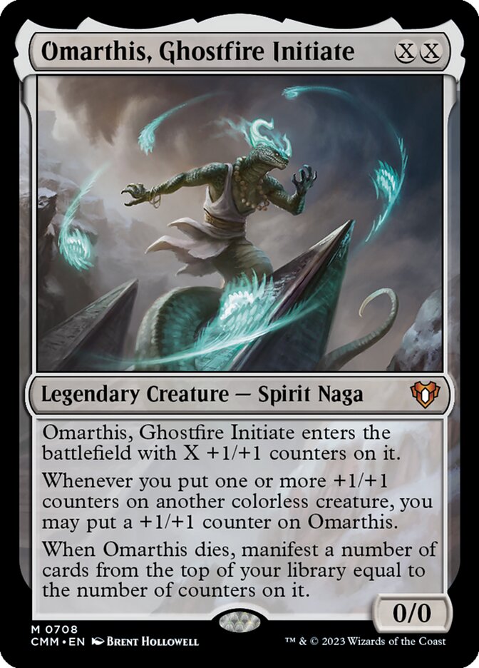 Omarthis, Ghostfire Initiate 708/451 (Commander Masters)  - Foil | Good Games Modbury