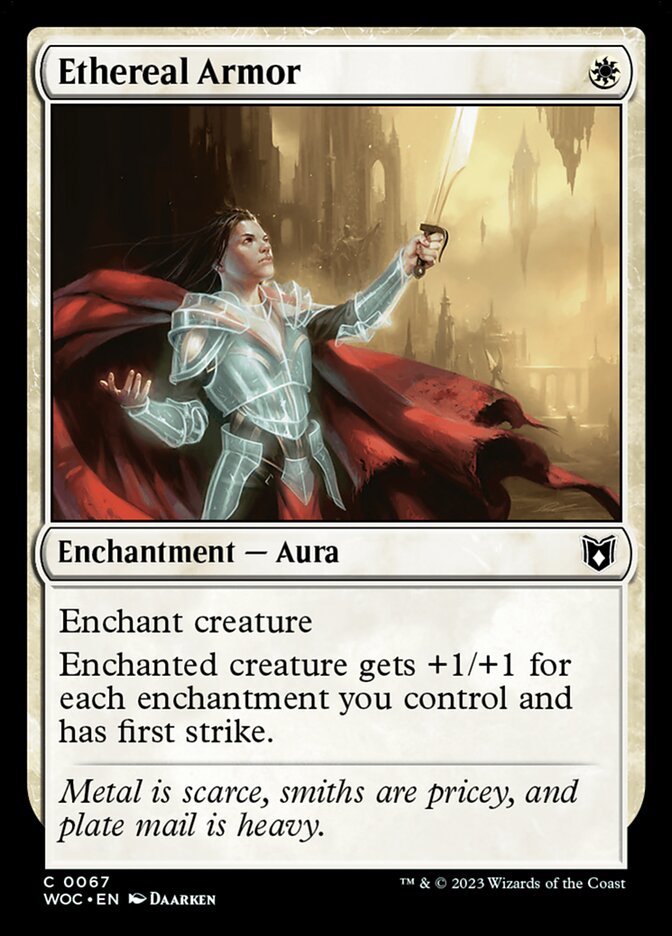 Ethereal Armor 67/173 (Commander: Wilds of Eldraine)  | Good Games Modbury