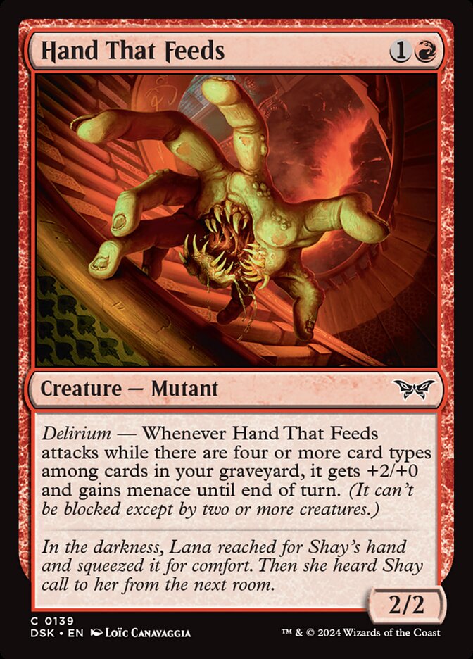 Hand That Feeds 139/286 (Duskmourn: House of Horror)  - Foil | Good Games Modbury