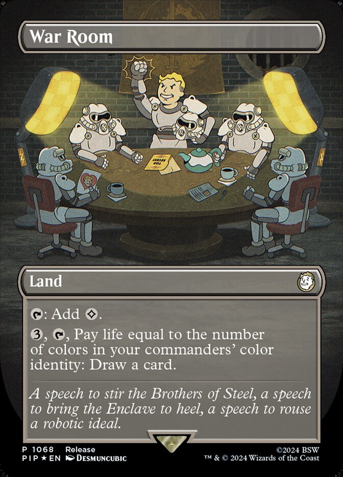 War Room Borderless 1068 (Launch Party & Release Event Promos)  - Foil | Good Games Modbury