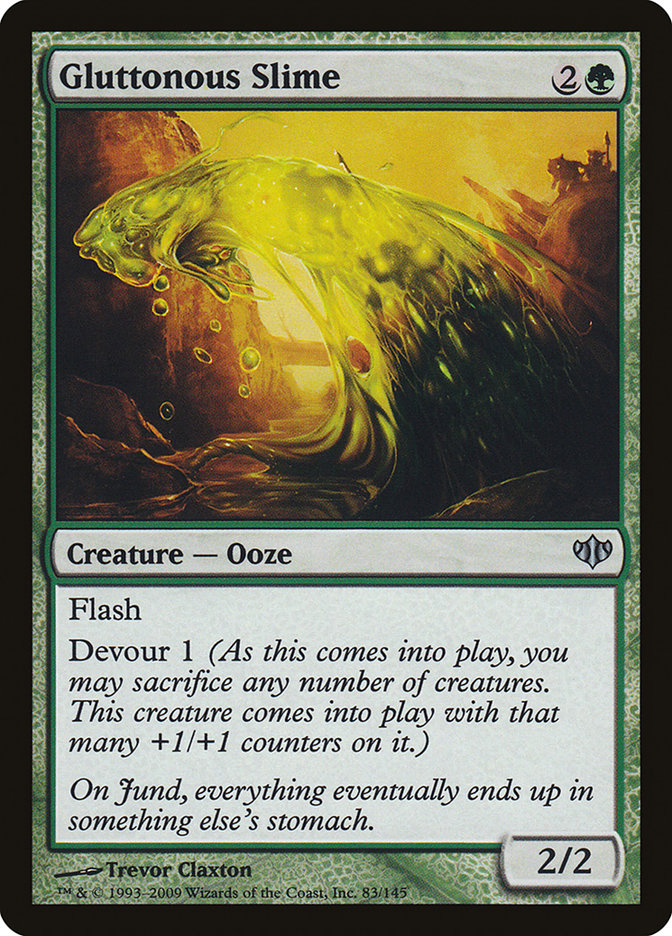 Gluttonous Slime 83/145 (Conflux)  - Foil | Good Games Modbury