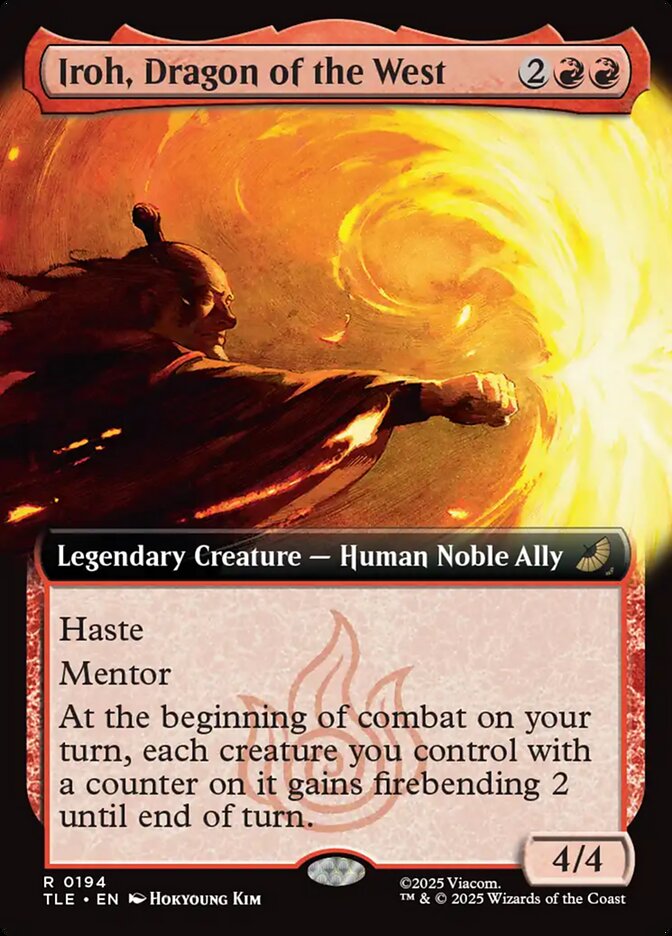 Iroh, Dragon of the West 194/317 (Avatar: The Last Airbender: Eternal-Legal)  - Extended Art Foil | Good Games Modbury