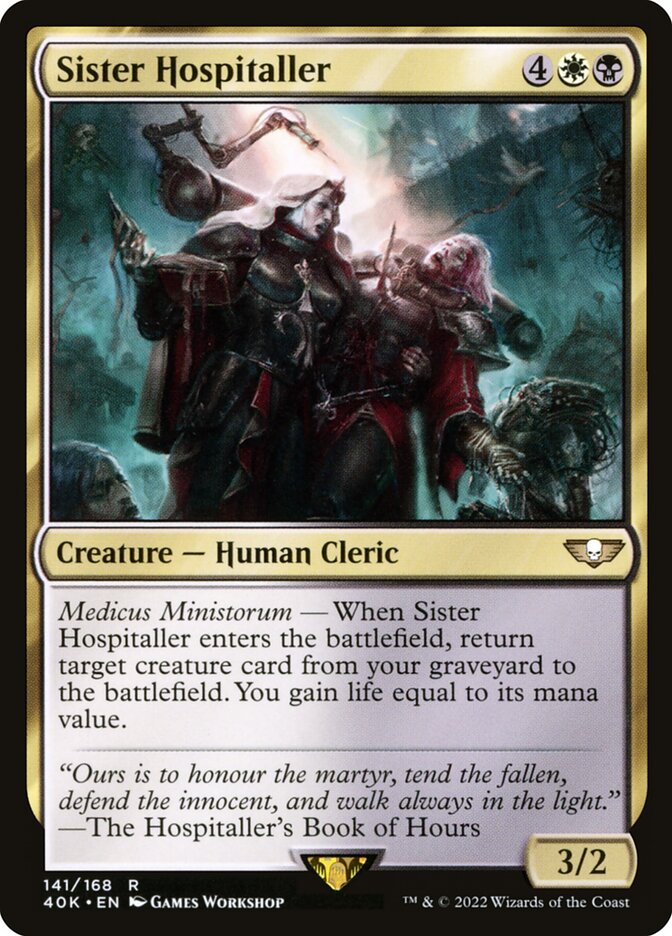 Sister Hospitaller 141 (Universes Beyond: Warhammer 40,000)  | Good Games Modbury
