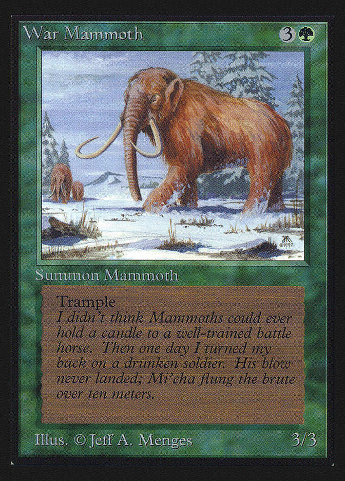 War Mammoth 228/302 (Collector's Edition)  | Good Games Modbury