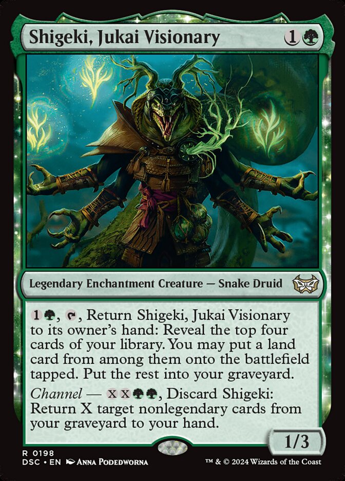 Shigeki, Jukai Visionary 198/40 (Commander: Duskmourn: House of Horror)  | Good Games Modbury