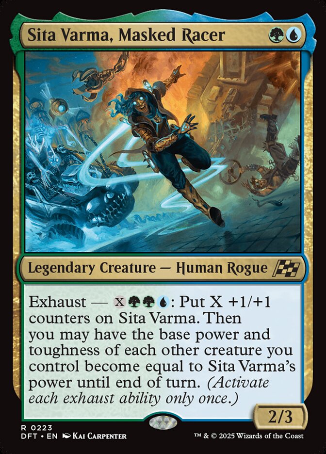 Sita Varma, Masked Racer 223/291 (Aetherdrift)  - Foil | Good Games Modbury