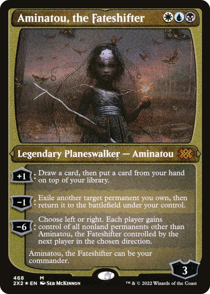 Aminatou the Fateshifter Foil Etched 468 (Double Masters 2022)  - Foil | Good Games Modbury