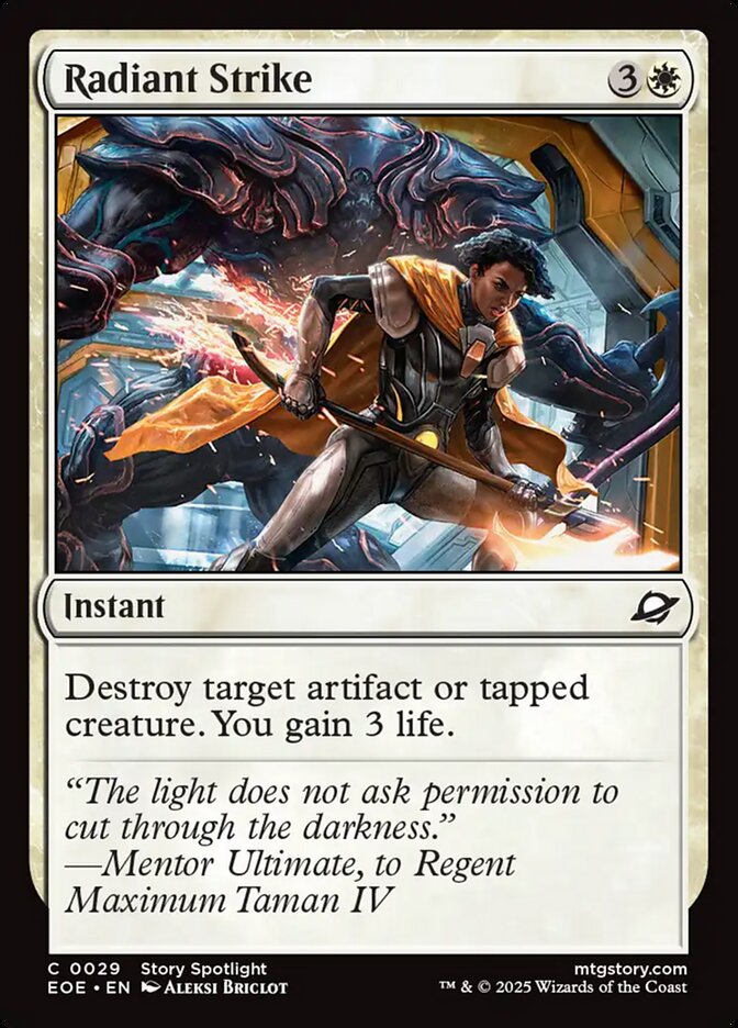 Radiant Strike 29/276 (Edge of Eternities)  - Foil | Good Games Modbury