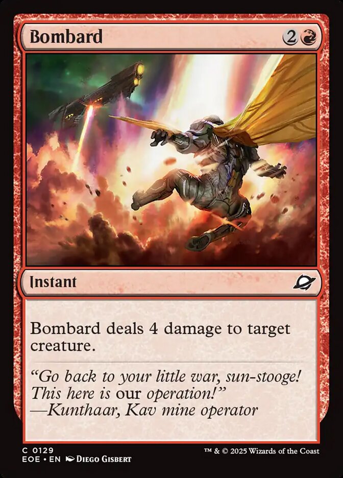 Bombard 129/276 (Edge of Eternities)  - Foil | Good Games Modbury