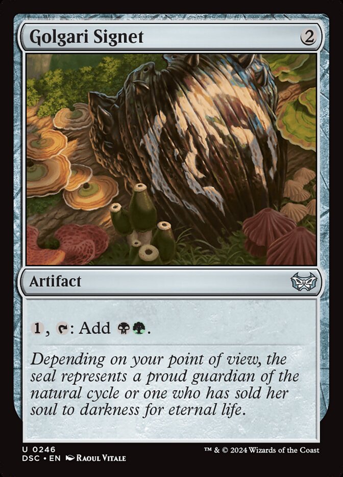 Golgari Signet 246 (Commander: Duskmourn: House of Horror)  | Good Games Modbury