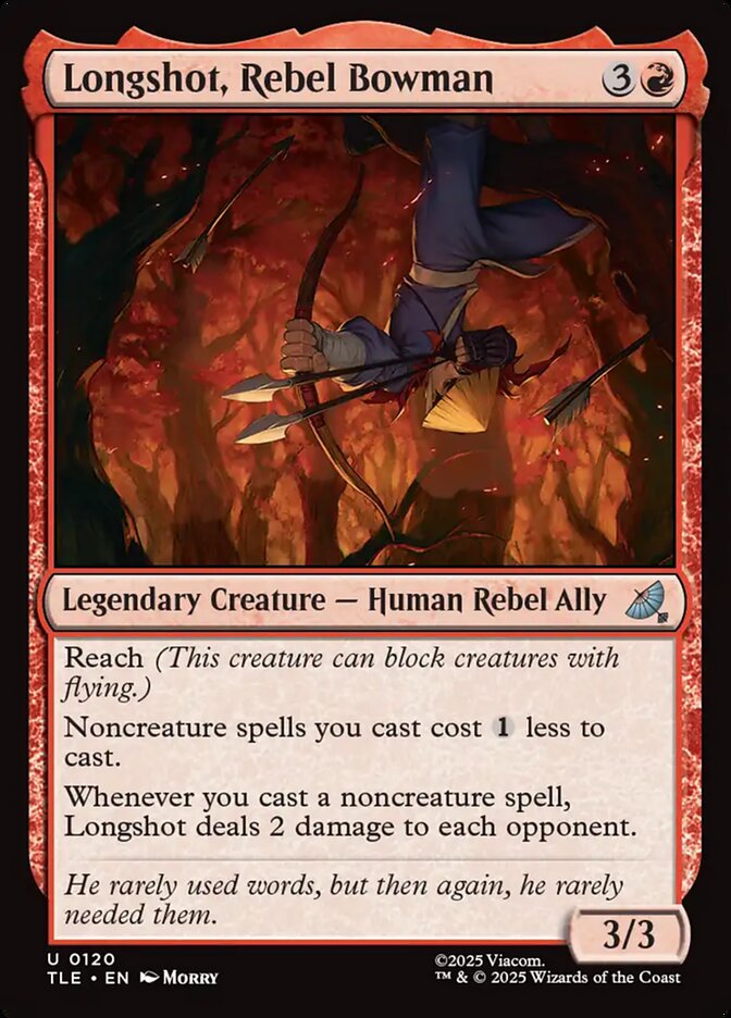 Longshot, Rebel Bowman 120 (Avatar: The Last Airbender: Eternal-Legal)  - Foil | Good Games Modbury