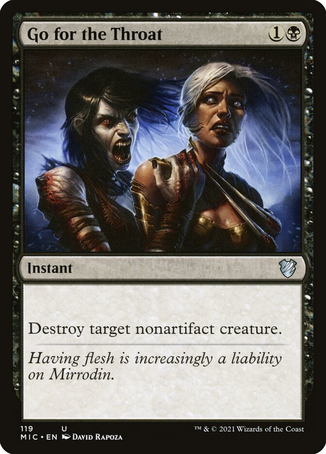 Go for the Throat 119/38 (Commander: Innistrad: Midnight Hunt)  | Good Games Modbury