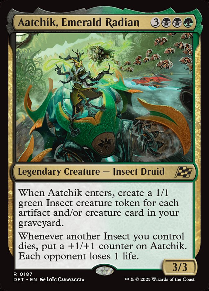 Aatchik, Emerald Radian 187 (Aetherdrift)  - Foil | Good Games Modbury