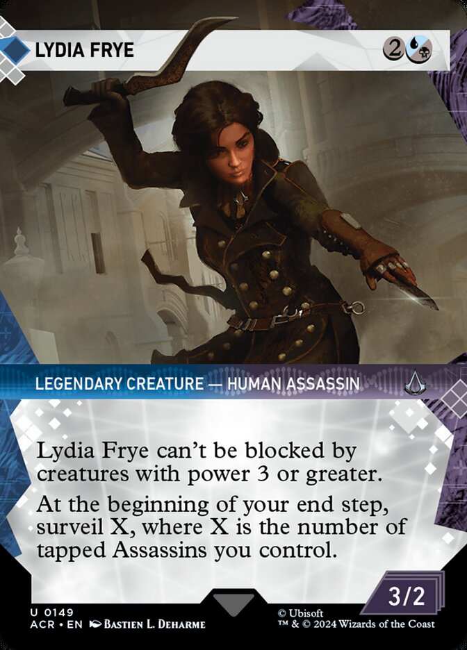 Lydia Frye 149/110 (Universes Beyond: Assassin's Creed)  - Showcase Foil | Good Games Modbury