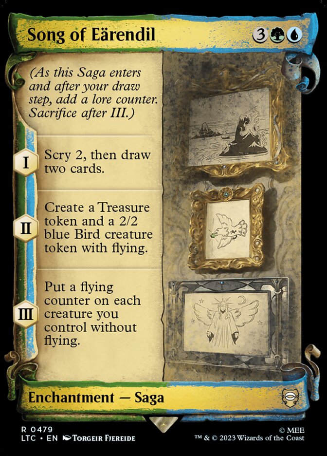 Song of Earendil Showcase Scrolls 479 (Commander: The Lord of the Rings: Tales of Middle-earth)  - Showcase Scroll | Good Games Modbury