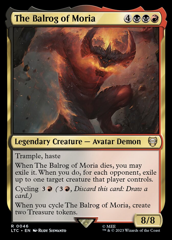 The Balrog of Moria 46 (Commander: The Lord of the Rings: Tales of Middle-earth)  | Good Games Modbury