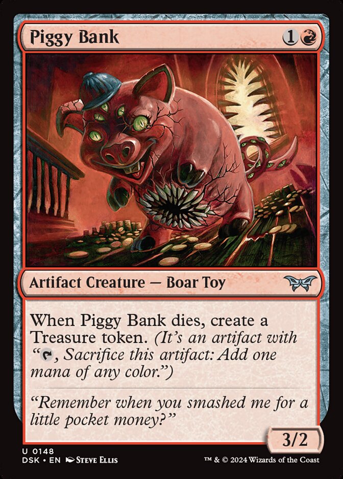 Piggy Bank 148/286 (Duskmourn: House of Horror)  - Foil | Good Games Modbury