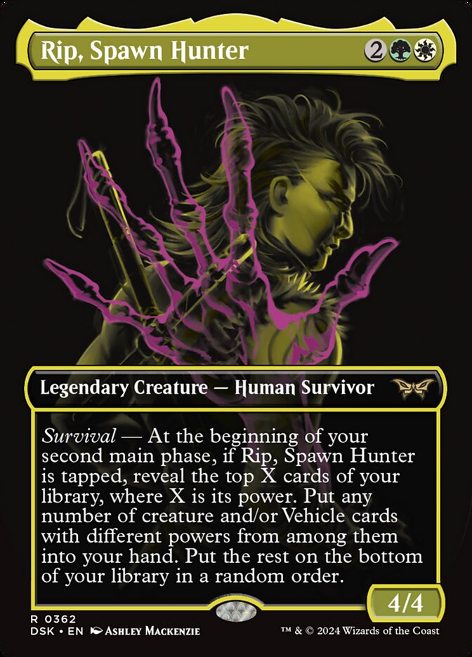 Rip, Spawn Hunter 362 (Duskmourn: House of Horror)  - Borderless | Good Games Modbury