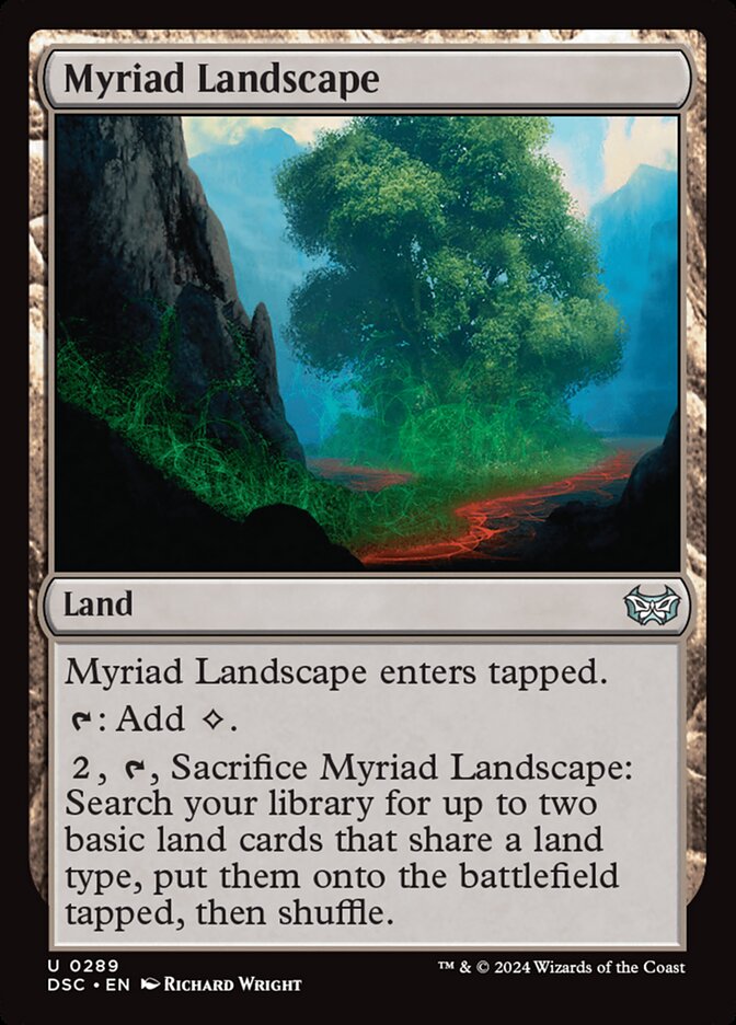 Myriad Landscape 289/40 (Commander: Duskmourn: House of Horror)  | Good Games Modbury