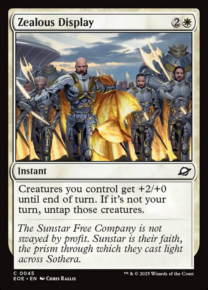 Zealous Display 45/276 (Edge of Eternities)  - Foil | Good Games Modbury