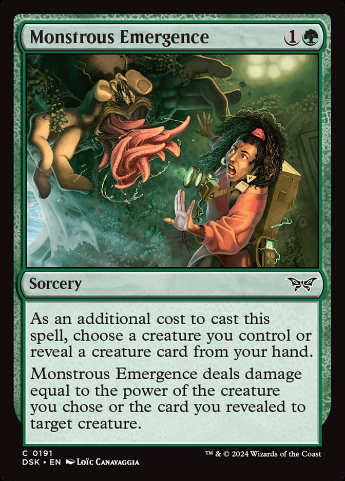 Monstrous Emergence 191 (Duskmourn: House of Horror)  - Foil | Good Games Modbury