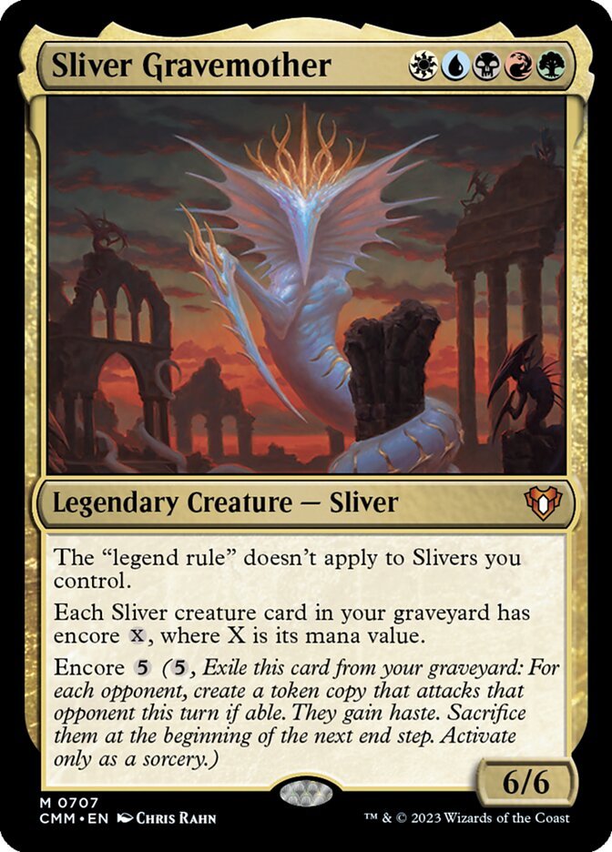 Sliver Gravemother 707 (Commander Masters)  - Foil | Good Games Modbury