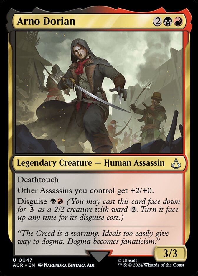 Arno Dorian 47/110 (Universes Beyond: Assassin's Creed)  - Foil | Good Games Modbury