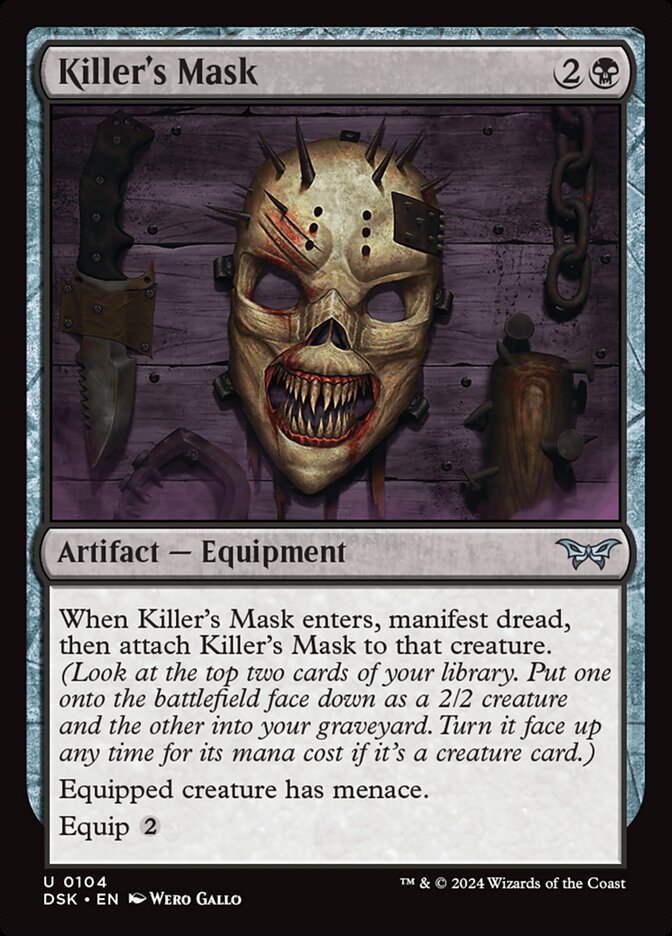 Killer's Mask 104/286 (Duskmourn: House of Horror)  - Foil | Good Games Modbury