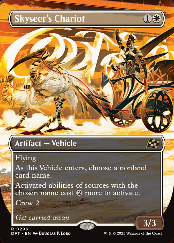 Skyseer's Chariot 296/291 (Aetherdrift)  - Borderless Foil | Good Games Modbury